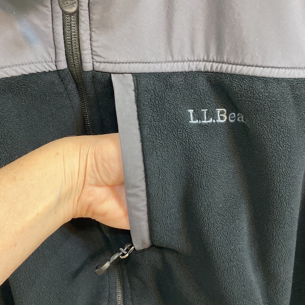 L.L. Bean Fleece Jacket Full Zip Long Sleeves Men’s Size Large Polartec Outdoor - Picture 7 of 10